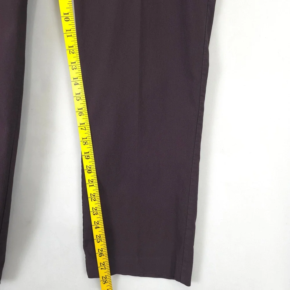 89th + Madison Women 20 Brown Stretch‎ Straight Leg Dress Pants Casual Office